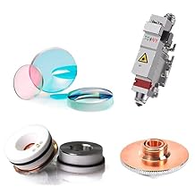 Laser Cutting Nozzles Ceramic Holder Protective Windows Consumables Tony Fiber Laser Head Parts Powerful Cutter Machine ToolsLens 27.9X4.1mm