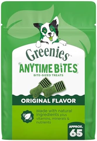 Greenies Anytime Bites Dog Treats, Original Flavor, Dog Training ...