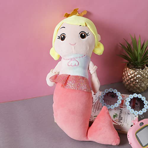 Image of A Little Swag Soft Mermaid Doll Princess Stuffed Plush Toys for Birthday Theme Gifts Present Home Decoration for Kids Girls (25 cms)