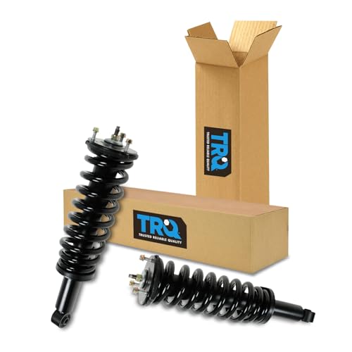 Image of TRQ Front Driver and Passenger Side Strut and Spring Assembly Set Loaded | TRQ Front Driver and Passenger Side Strut and Spring Assembly Set Loaded
