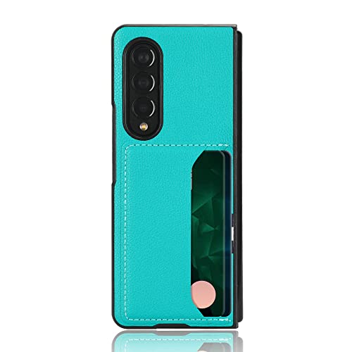 Étui de protection en cuir Samsung Galaxy Z Fold 4 5G mince avec fente carte