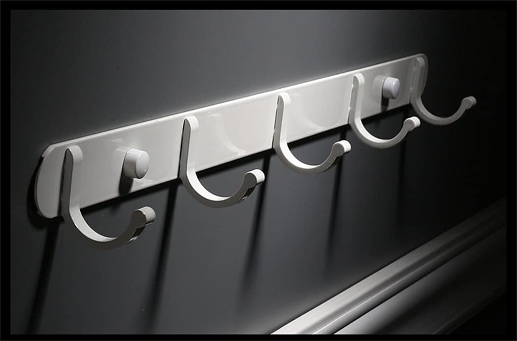 HBJWOV Robe Hook Wall Mounted Bathroom Towel Hook Black Aluminum Vintage Coat Hooks Hanger Single Decorative Bag Key Hat Clothes Rack