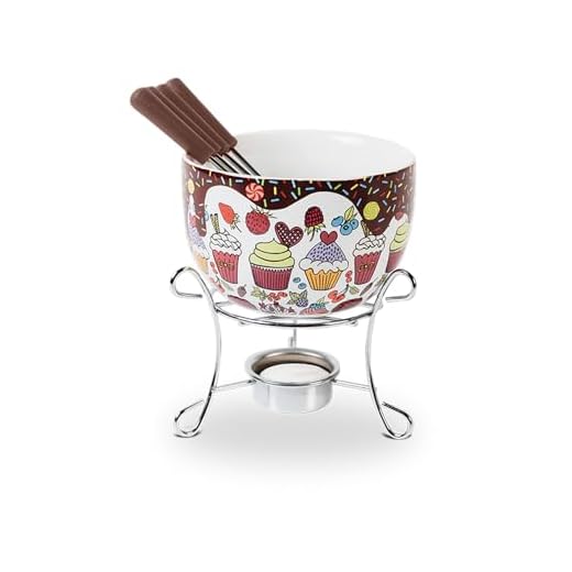 Conjunto para Fondue, 6 peças, Cup Cake, Brinox
