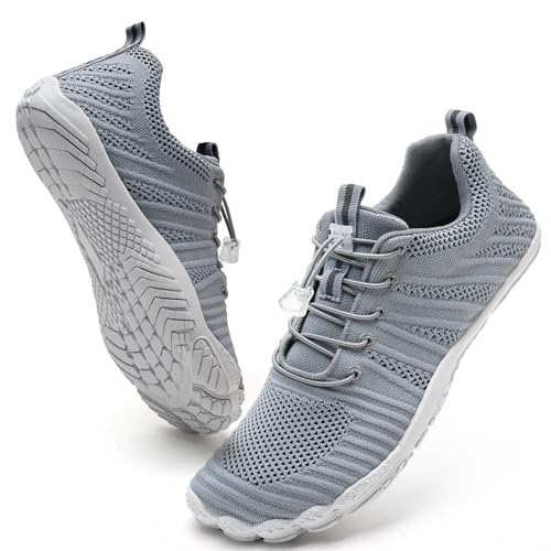 Image of WateLves Water Shoes Men Women Beach Barefoot Aqua Socks Breathable Wide Swim Outdoor Walking Anti Slip Pool Shoes for Hiking Kayaking Diving Surfing
