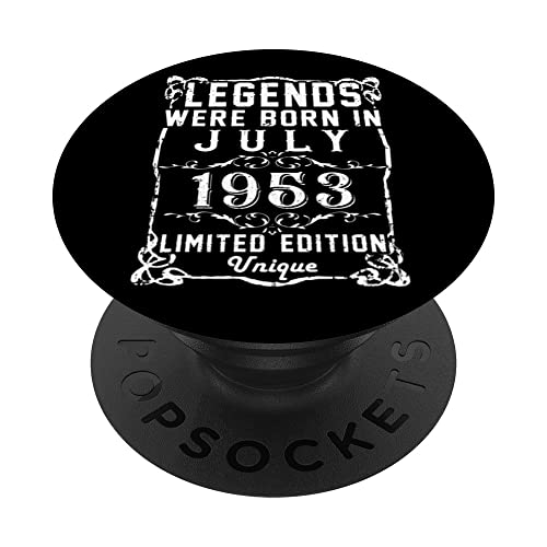 Cumpleaños Julio 1953 Edición Limitada Regalo Legend July PopSockets PopGrip Intercambiable