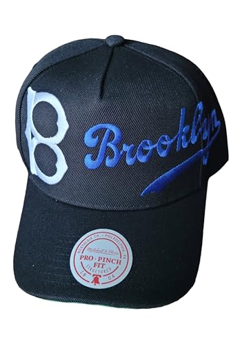Gorra Snapback Mitchell & Ness Brooklyn Dodgers Negra miniatura 3