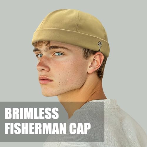 Image of CLAPE Watch Cap Work Beanie Corduroy Docker Leon Brimless Hat Rolled Cuff Harbour Hat