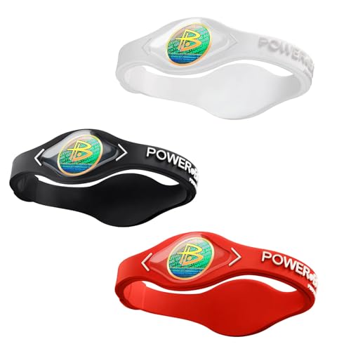 Power Balance The Original Genuine Performance Sports Wristband Bracelet 3 Pack Bangles Safe Waterproof Lightweight Durable