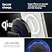 Spigen for MagSafe Charger, Qi2 Wireless Cooling Fan 15W OneTap Pro 3 Cryomax (MagFit) Compatible with iPhone 17/16/15/14/13/12 Pixel 10 Pixelsnap and More, Sleep Friendly Light - Black (Stand)