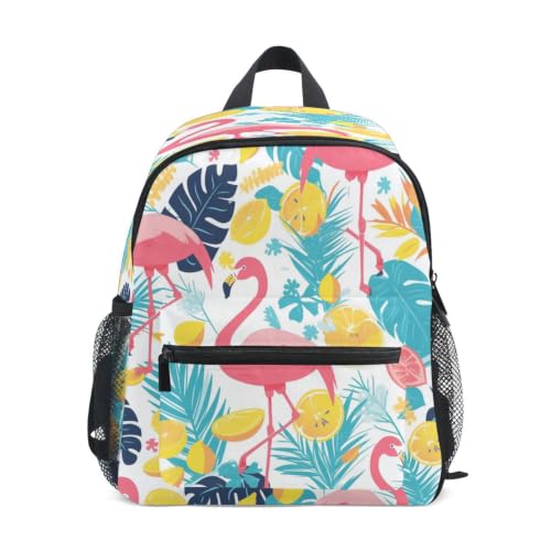 Sac à dos préscolaire flamants roses léger pour soulager le dos des enfants
