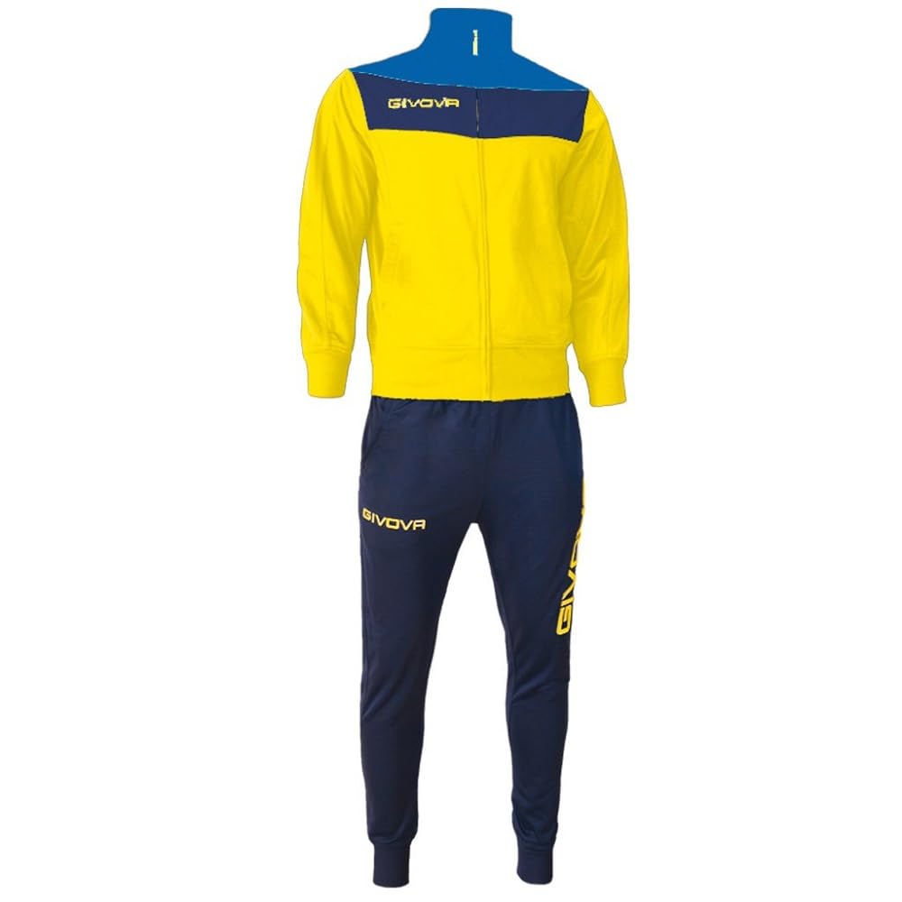 Givova, suit campo, yellow/blue, 2XL