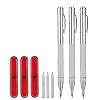 Sraeriot Metalen Scribe Pen Tungsten Carbide Tip Screber Etching Graveren Markering Tools Met Tips 3 Stks…