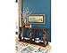 Signature Design by Ashley Alymere Traditional Rectangular Sofa Table, Hand-Finished with Fixed Floor Shelf, Dark Brown