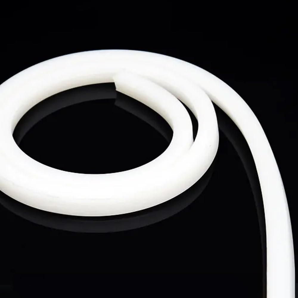 Tira de Sellado de Silicona， Tira de Sellado Cuadrada de Silicona de 10 metros/33 pies, Tira de Sellado de Goma de Silicona sólida Resistente a Altas temperaturas, burlete(18 * 18mm)