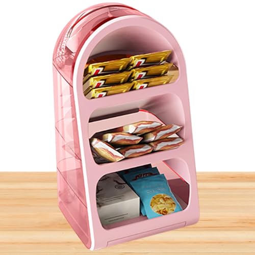 Organizadores Y Soportes De Cosméticos - Soporte Para Cepillos De Maquillaje, Soporte De Almacenamiento De Belleza | Organizador De Encimera Giratorio De 3 Niveles, Torre De Almacenamiento De