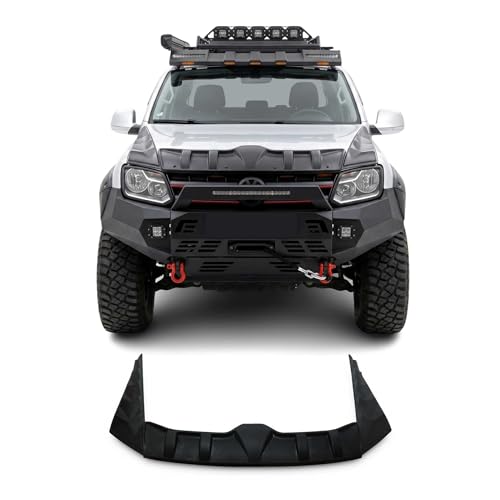 Évitez les éclats de gravillons avec le déflecteur de capot VW Amarok en ABS noir
