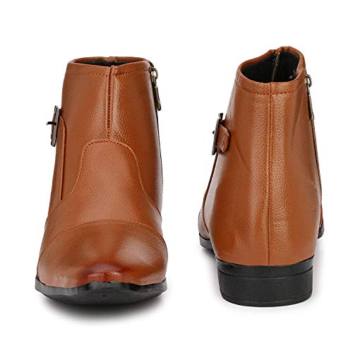 Image of Men's Synthetic Zip Slip on Formal Boot UK