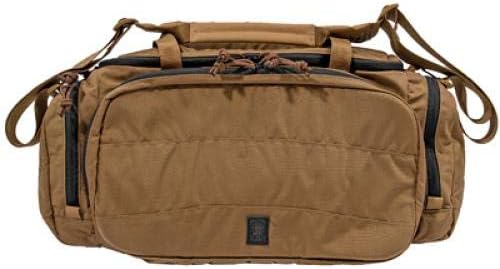 ‎Grey Ghost Gear Range Bag, Coyote Brown, 500D Cordura Nylon, 9"x20"x7", 1,260 Total Cubic Inches