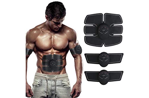 Aparelho Estimulador Muscular Tonificador Elétrico EMS 2 Braços Mais 1 Abdômen
