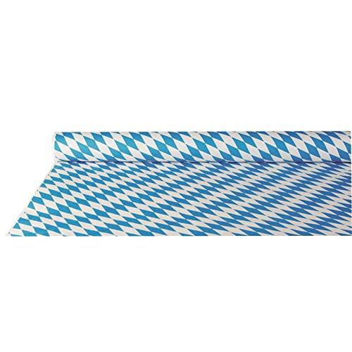PAPSTAR 12543 Damast-Tischtuch Bayrisch Blau auf Rolle