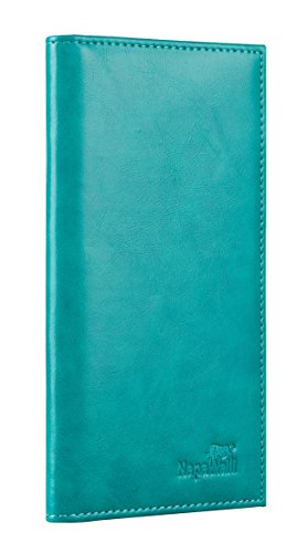 Toughergun Vegan Leather Checkbook Cover For Card Holder Wallet RFID Blocking