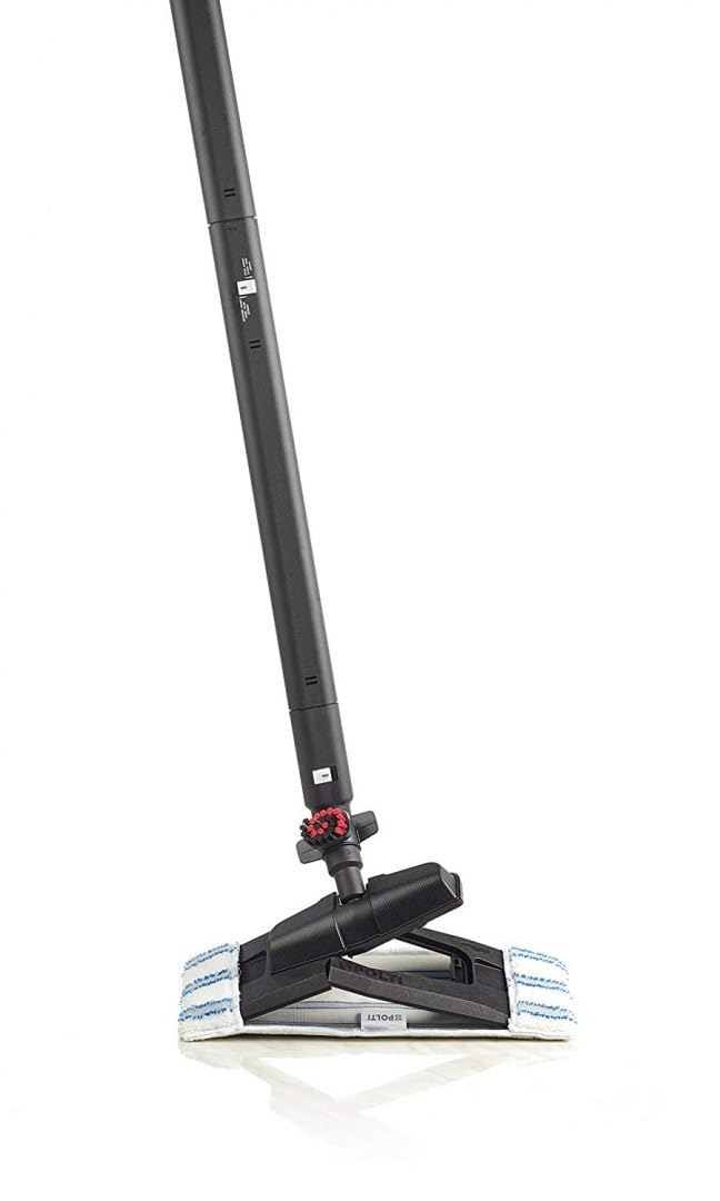 Polti Vaporetto Pro 95 Turbo Flexi, Limpiador a Vapor con Caldera, Presión máxima 5 Bar, Potencia 1100 W, Autonomía ilimitada, Fabricado en Italia, Función Eco, 14 Accesorios Incluidos, Negro y Verde