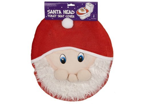 Babbo Natale Sedile WC Copre la Testa