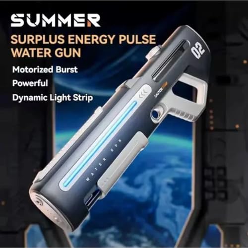 Image of Storio Rechargeable Electric Automatic Holi Pichkari Water Gun Toy for Kids Toys Shooting Water Gun Toy for Kids with Upto 30Ft Range