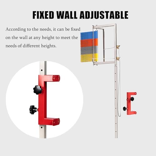 Free-Standing Jump Measurement Tester，Basketball Vertical Jump Tester, Fitness Training Sport Challenger, High Jump Training Equipment, Sport Challenger Physical Jump Measuring, Colorful Van