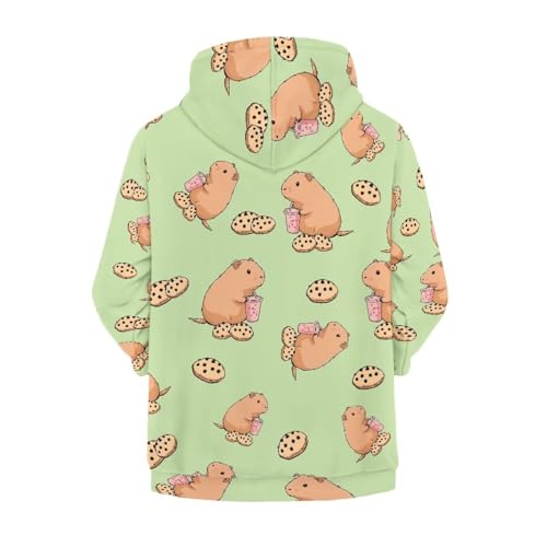 Boys Zip Up Hoodie Breathable Youth Sweatshirts with Kangaroo Pockets Size 6-164