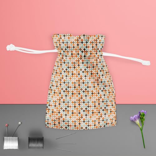 Image of ArtzFolio Abstract Retro D2 | Pouch Wrist Potli Bag | Bag for Weddings & Casual Parties