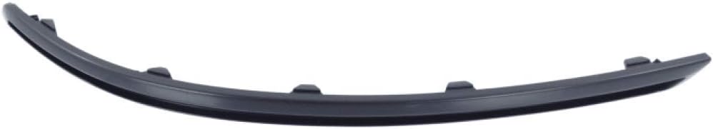 For Hyundai Sonata Bumper Trim 2009 2010 Driver and Passenger Side Pair/Set | Front | Molding | Textured | w/Chrome Insert Provision | HY1046109 + HY1047109 | 865853K710 + 865863K710