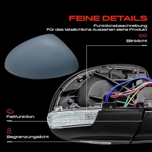 Rétroviseur extérieur droit pour VW Tiguan 5N complet - 3
