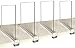 4 Stück transparente Regaltrenner, Acryl-Regalteiler für Schränke, Holzregal-Trennwände, perfekt für Kleidung, Organizer und Schlafzimmer, Küchenschränke, Regal, Aufbewahrung und Organisation (4)