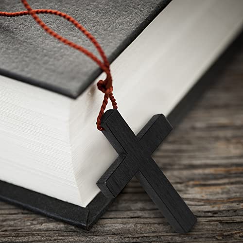 3 Colors Wood Cross Charms Mini Cross Pendant With Chains Natural Wooden Cross Hanging Ornament For Diy Necklace Bracelet Earring Jewelry Craft Making Handmade Accessories Party Favors(75 Sets) #TOP4