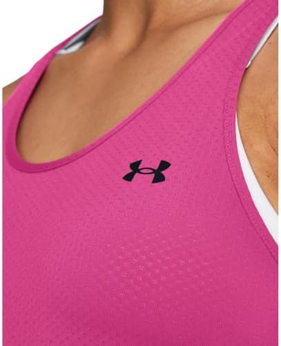 Under Armour Kadın UA Heatgear Racer, nefes alan spor üst, kadınlar için, rahat spor tişörtü, dar kesim, gül, L - Görsel 3
