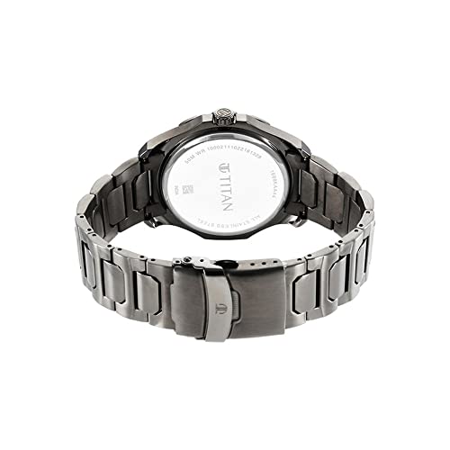 Image of Titan Blue Dial Analog Watch for Men-1688KM07