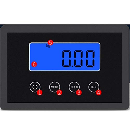 Báscula digital plataforma 180Kg capacidad grande miniatura 5