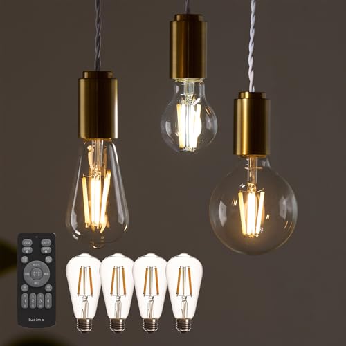 VENTOTA LED�d�� �����R���� �������F �O���[�v���� ��đ��� E26���� ������ 60W���� �Ɩ� �ȒP �֗� �ȃG�lled�Ɩ� �������Ɩ� ���邢 �����F �����F �d���F �������� �d���P�i luc-fl (ST64, �y1+4�Z�b�g�zLu