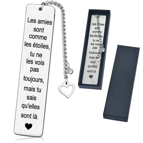 Marque-Page pour Meilleure Amie -Cadeau Femme Anniversaire- Idée Cadeaux Original pour Femme - Cadeau pour une Amie- Cadeaux d'Anniversaire et Calendrier de...