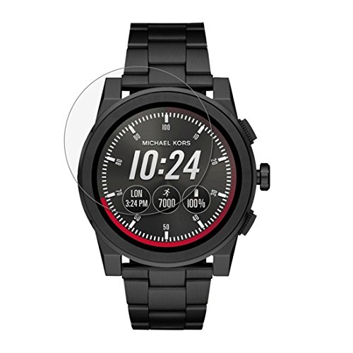 MOTONG Tempered Glass Screen Protectors For Michael Kors Access Men's 'Grayson Watch,9 H Hardness,0.3mm Thickness,Made From Real Glass
