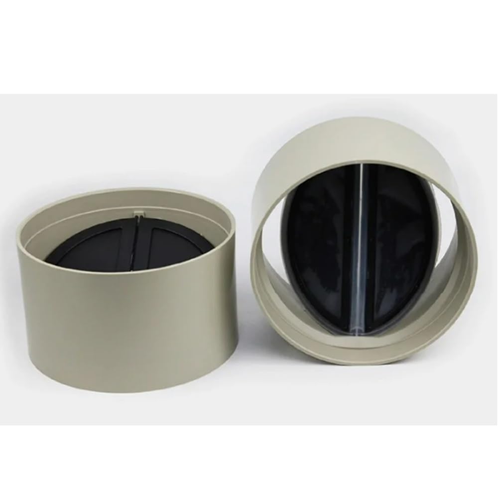 Válvulas Antirretorno Unidireccionales For Conductos De Ventilación, Válvula De Retención De Plástico De 110/160/200 Mm, Antiolor(ID-110mm)