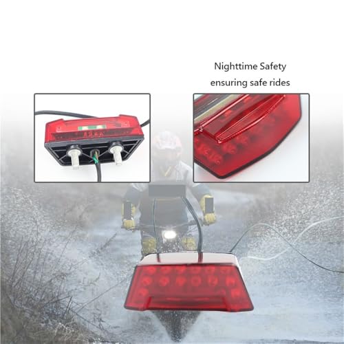 Luz trasera de bicicleta pit dirt para rutas nocturnas de montaña 2