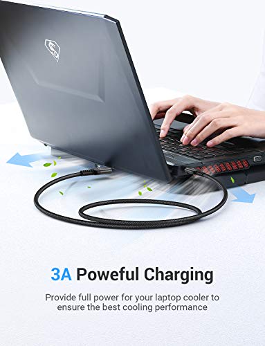 Image of AINOPE USB to USB Cable, 3.3FT*2Pack USB 3.0 A to A Male to Male Cable [Never Rupture] Double End Type A Cord for Data Transfer, Compatible with Hard Drive Enclosures, Laptop Cooler, KVM, DVD Player