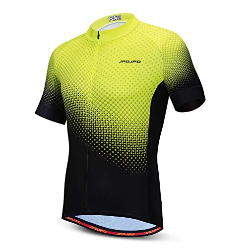 Maillot de cyclisme homme manches courtes M taille avec 3 poches pour le velo de route