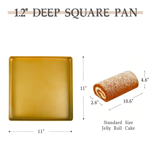 Plaque de cuisson antiadhésive FOR BAKE dorée de 28 cm résistante à la déformation - 3