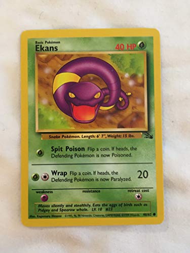 Pokemon Ekans Card - Fossil - 46 [Toy]