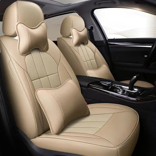 Housse de siège Mercedes beige luxe sur mesure pour intérieur 7 places GLS GL
