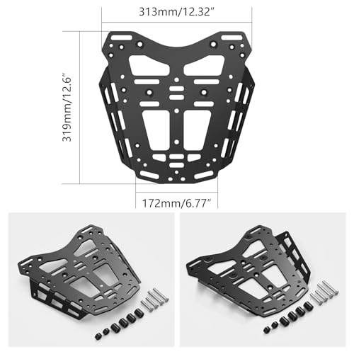 Top case mount bracket Norden 901 support arrière anti vibration - 3