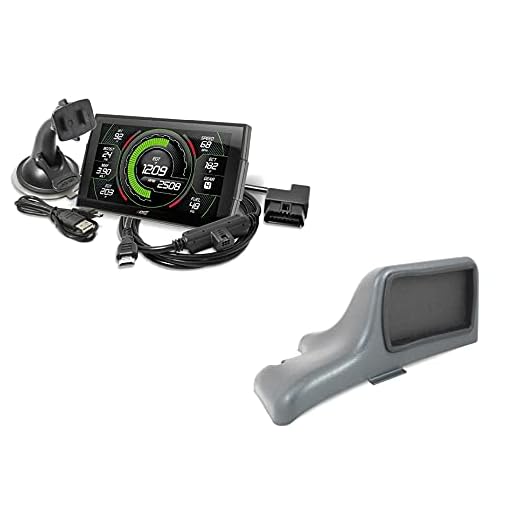 Precision Parts Edge EVO Evolution CTS3 Touch Screen Gauge Monitor 85400-200 & Dash Pod 28500 Compatible with 2001-2007 Chevy Silverado/GMC Sierra 6.6L LB7/LLY/LBZ Duramax Diesel 2500HD 3500HD |